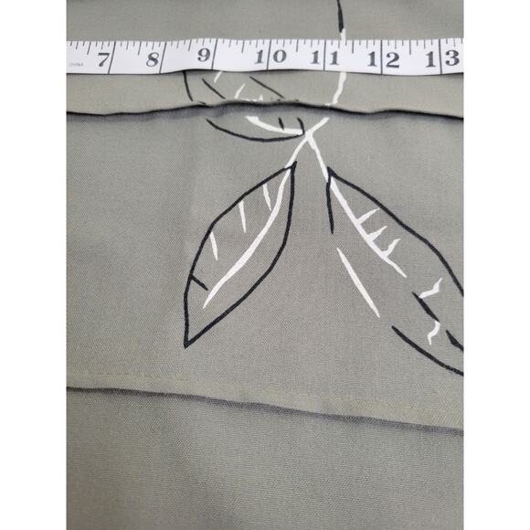 NWT VTG Maxi Dress Women's Sz 10 Leslie Belle Green Leaf Side Slit Sleeveless - Picture 11 of 11